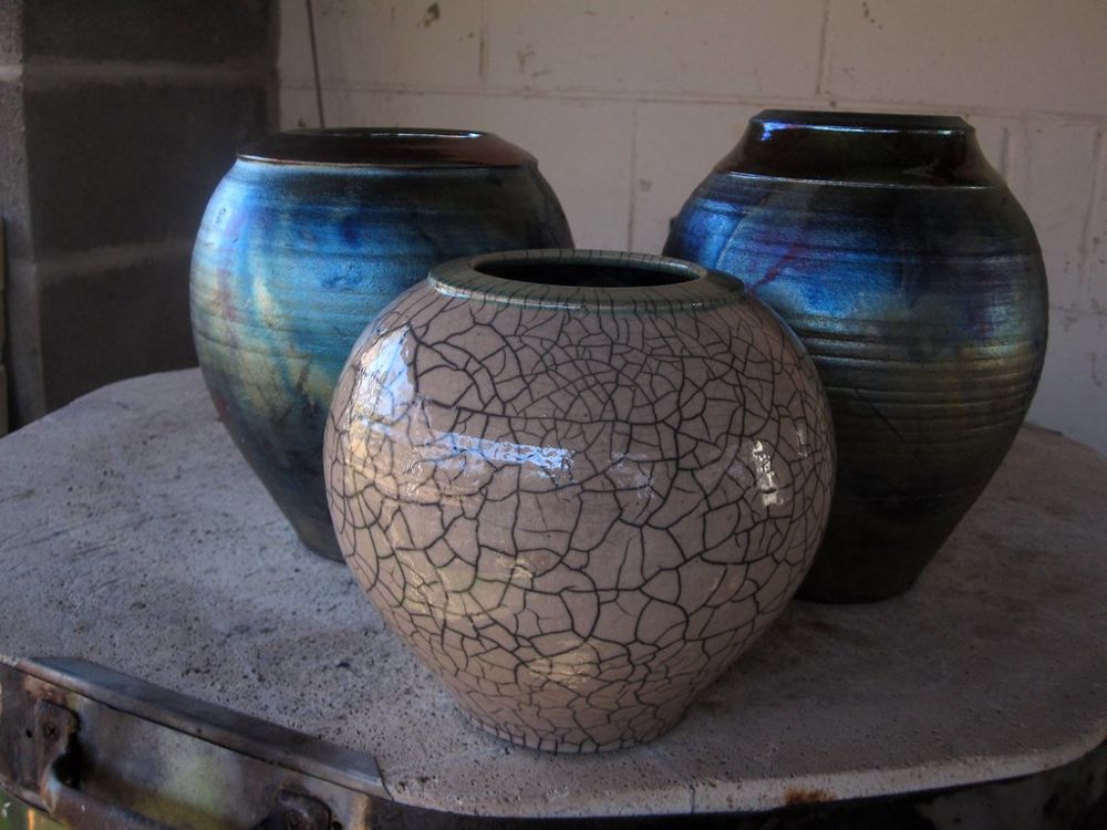 Charcoal Terracotta Vase
