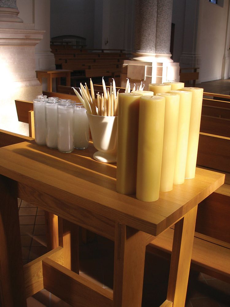 Cream Beeswax Tapers