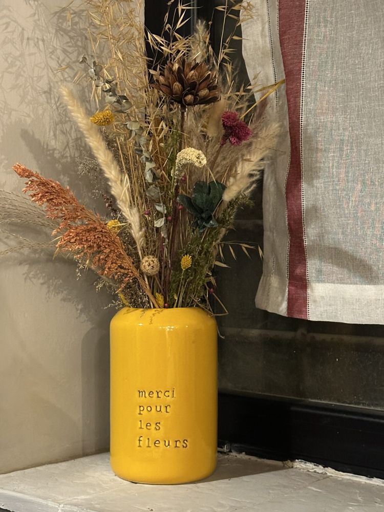 Ochre Hearth Vase