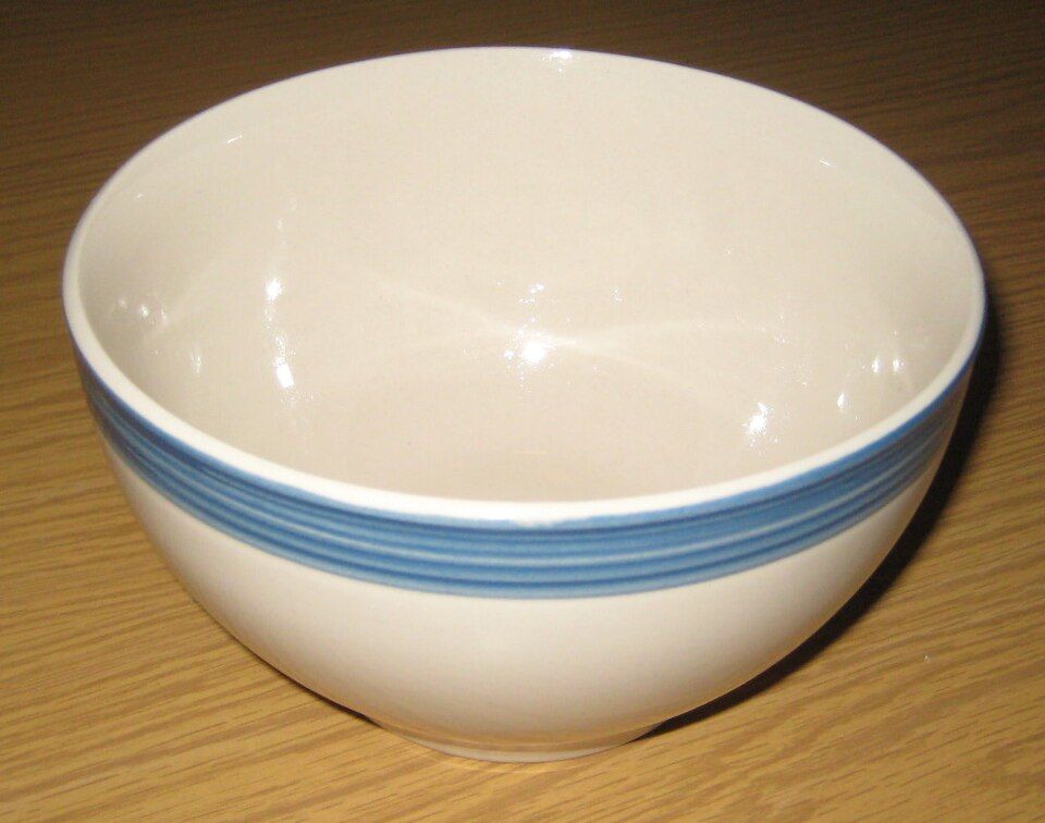 Cream Garden Bowl