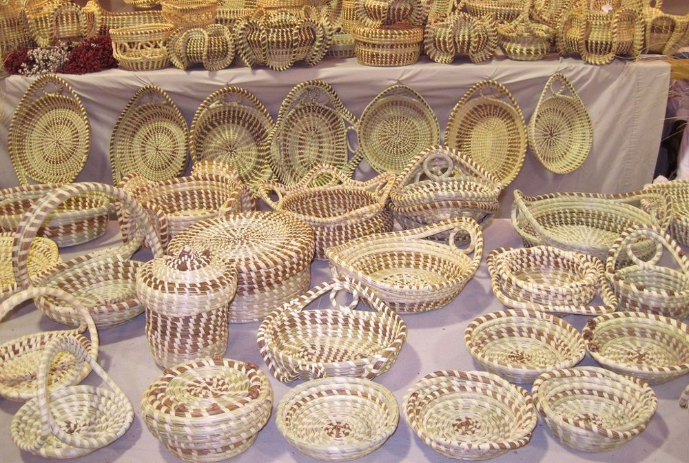 Cream Seagrass Basket